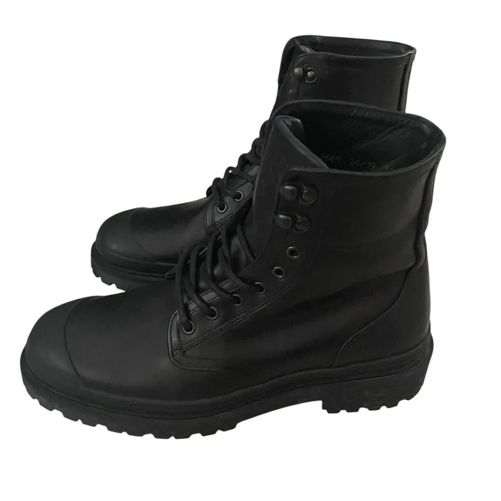 Allen Edmonds Mens Sz 10 The Ranger Storm Trekker Waterproof Black Leather Boots